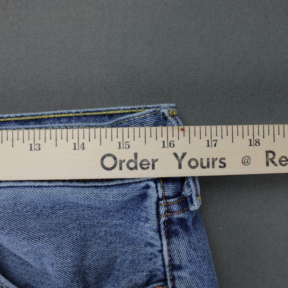Levi’s 505 Jeans Straight Leg Mens 34x30 Blue - Picture 4 of 12